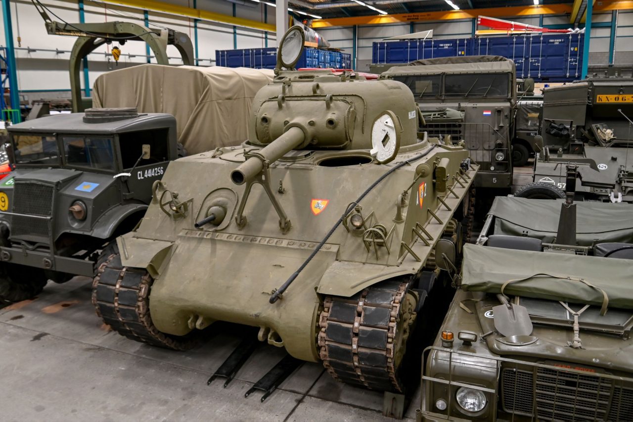 De Shermantank. Collectie Mariniersmuseum, MR12099.